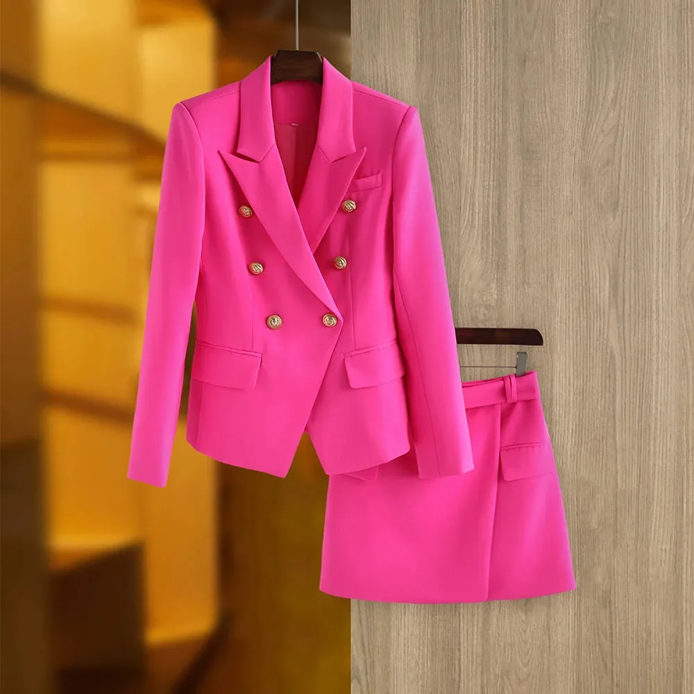 Paris Blazer Skirt Set