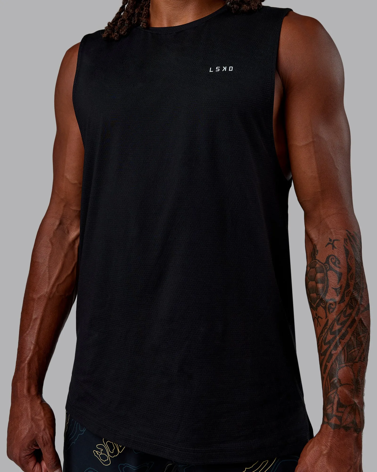 Patty Mills Perform VapourFLX Muscle Tank - Black Reflective