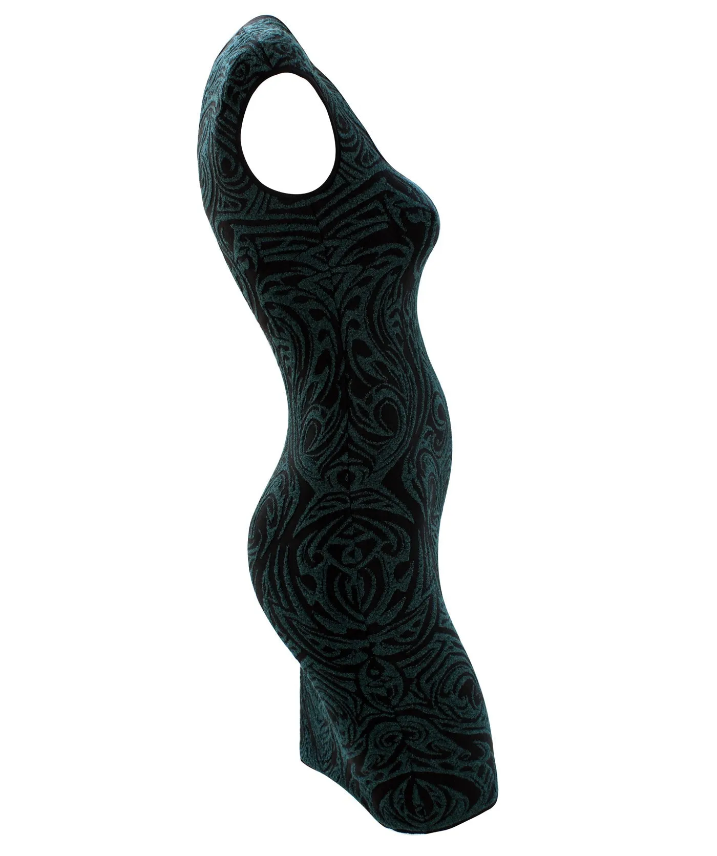 Phoenix Embroidered Jacquard Dress