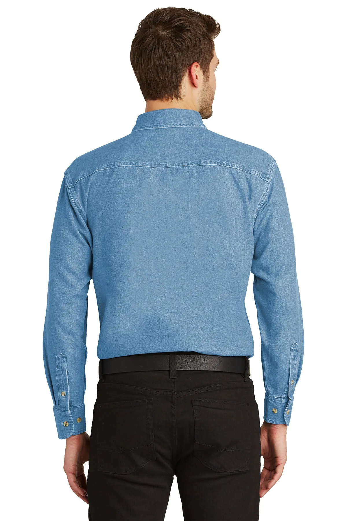 Port Authority Denim Shirt, Faded Denim [United Therapeutics]
