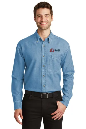 Port Authority Denim Shirt, Faded Denim [United Therapeutics]