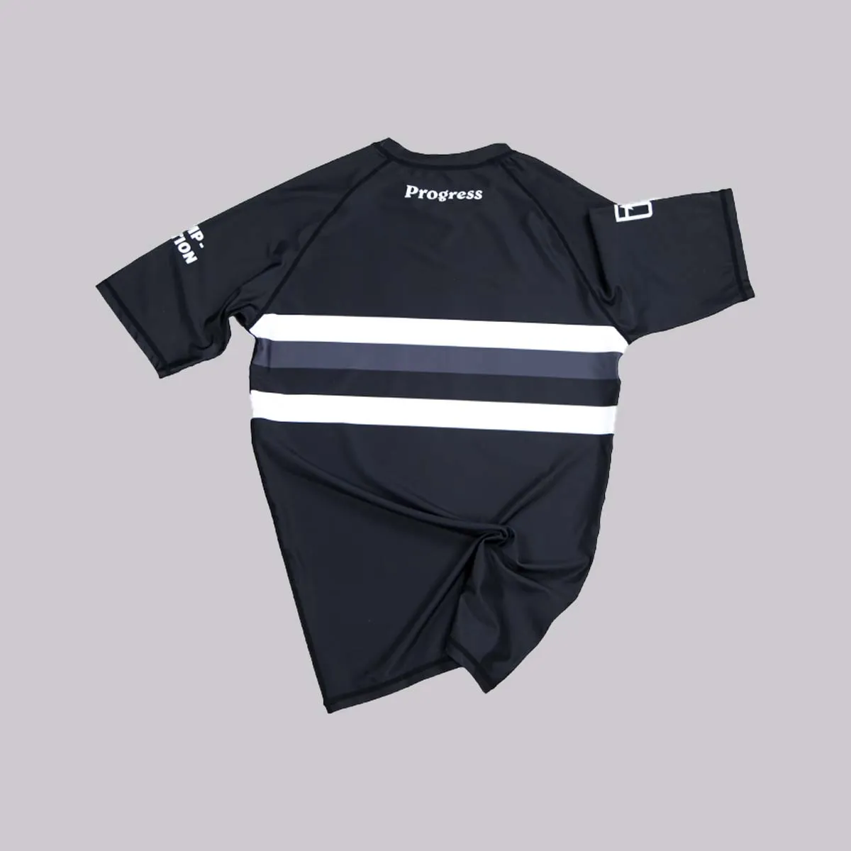 Progress Ranked Competition Rash Guard Black
