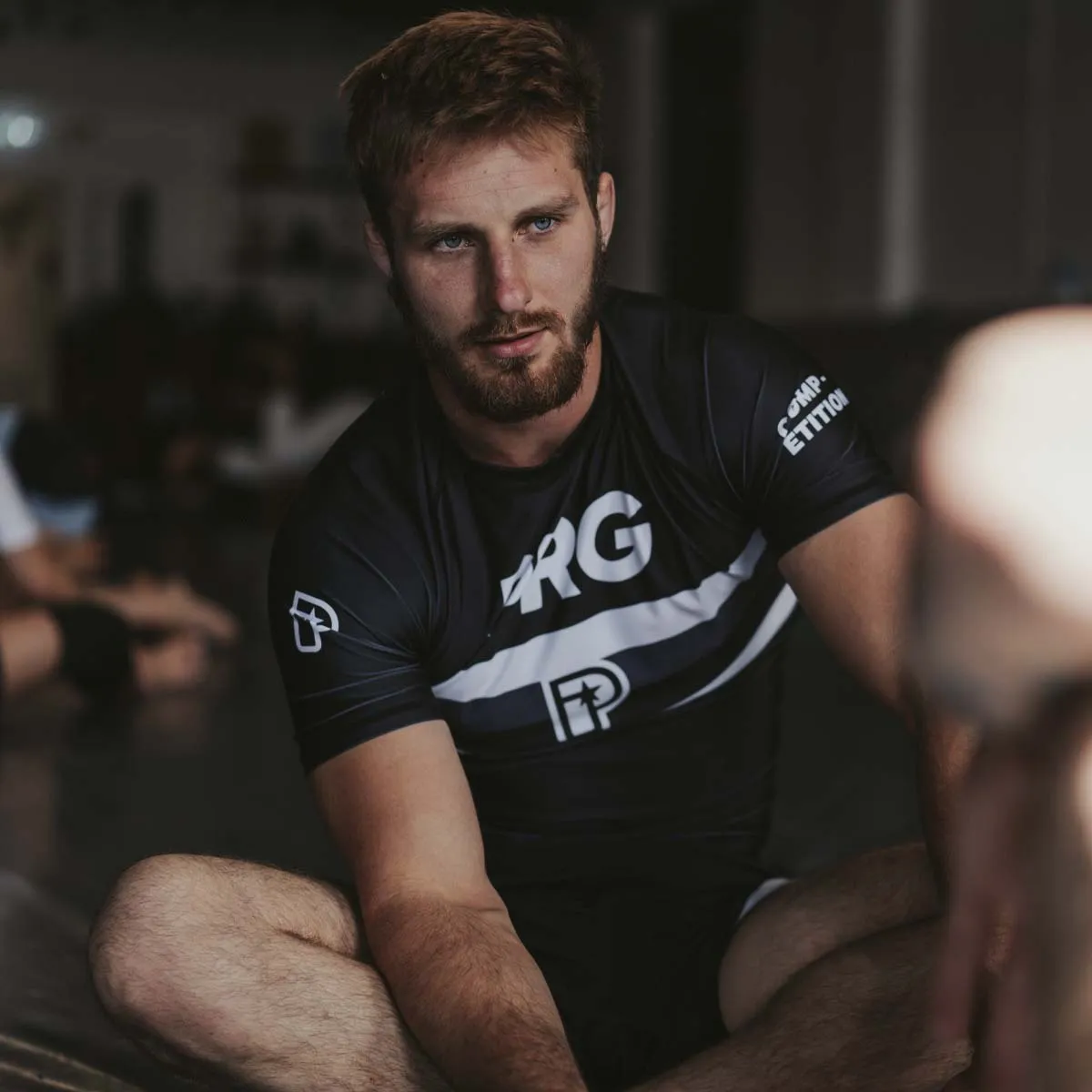 Progress Ranked Competition Rash Guard Black