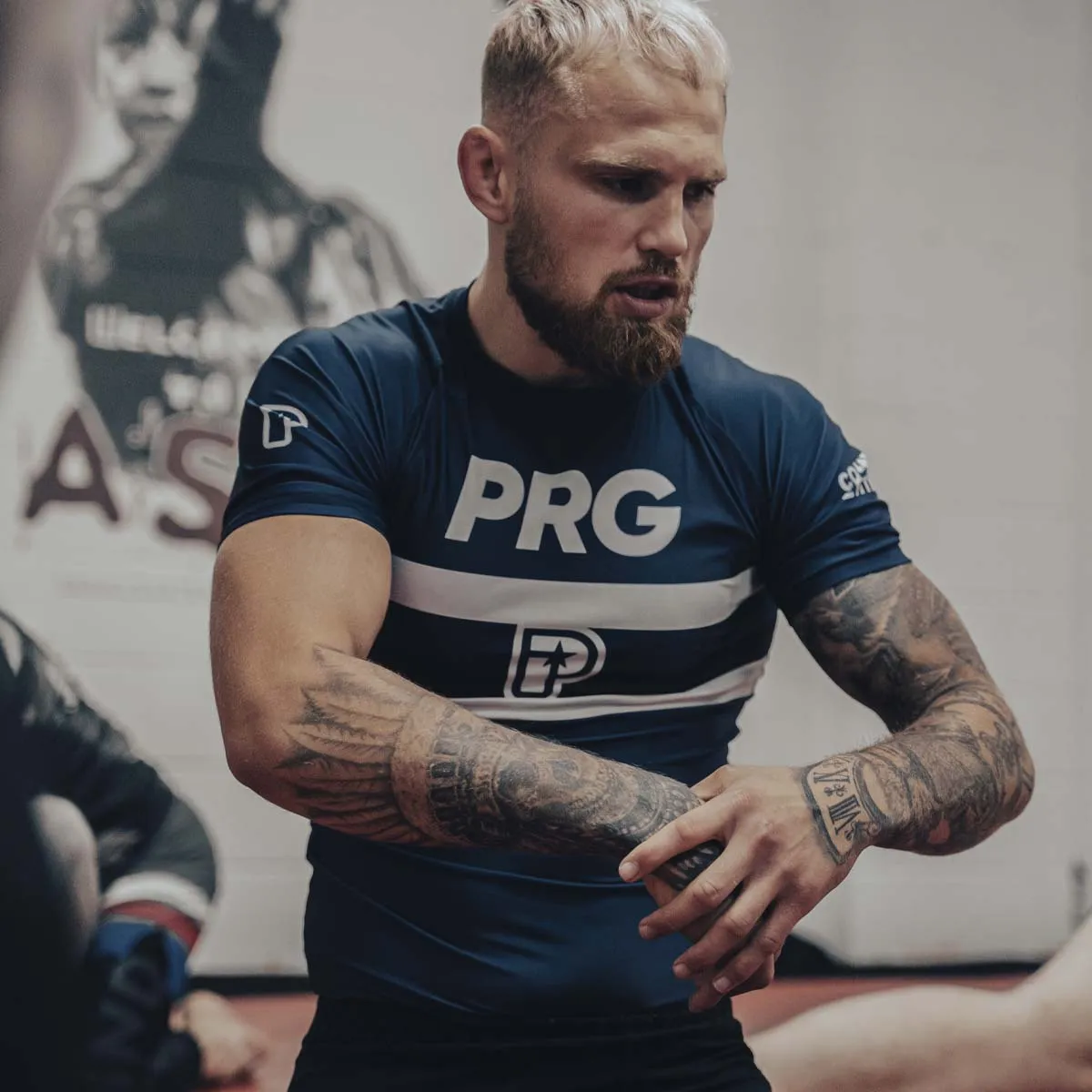 Progress Ranked Competition Rash Guard Blue