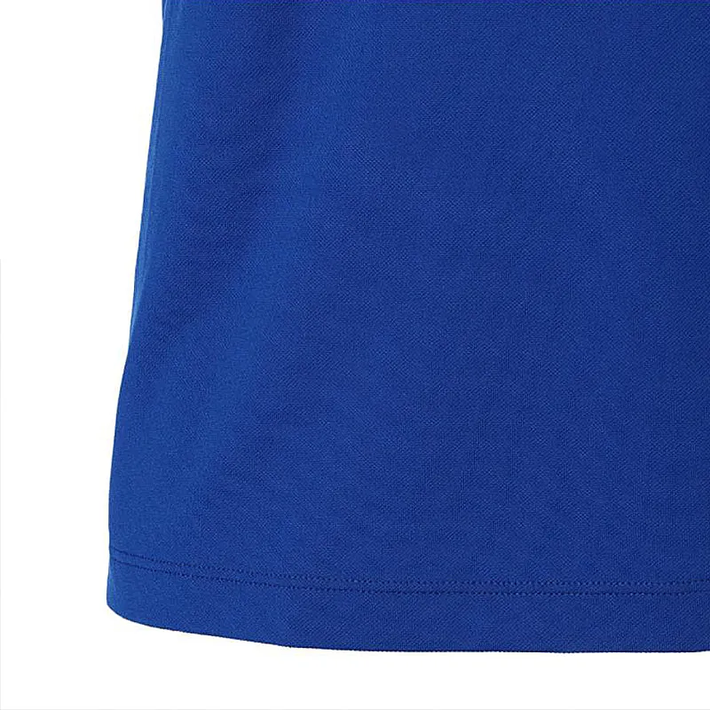 PUMA Stretch Pique Badge Men's Long Sleeve Polo (Festive Blue)