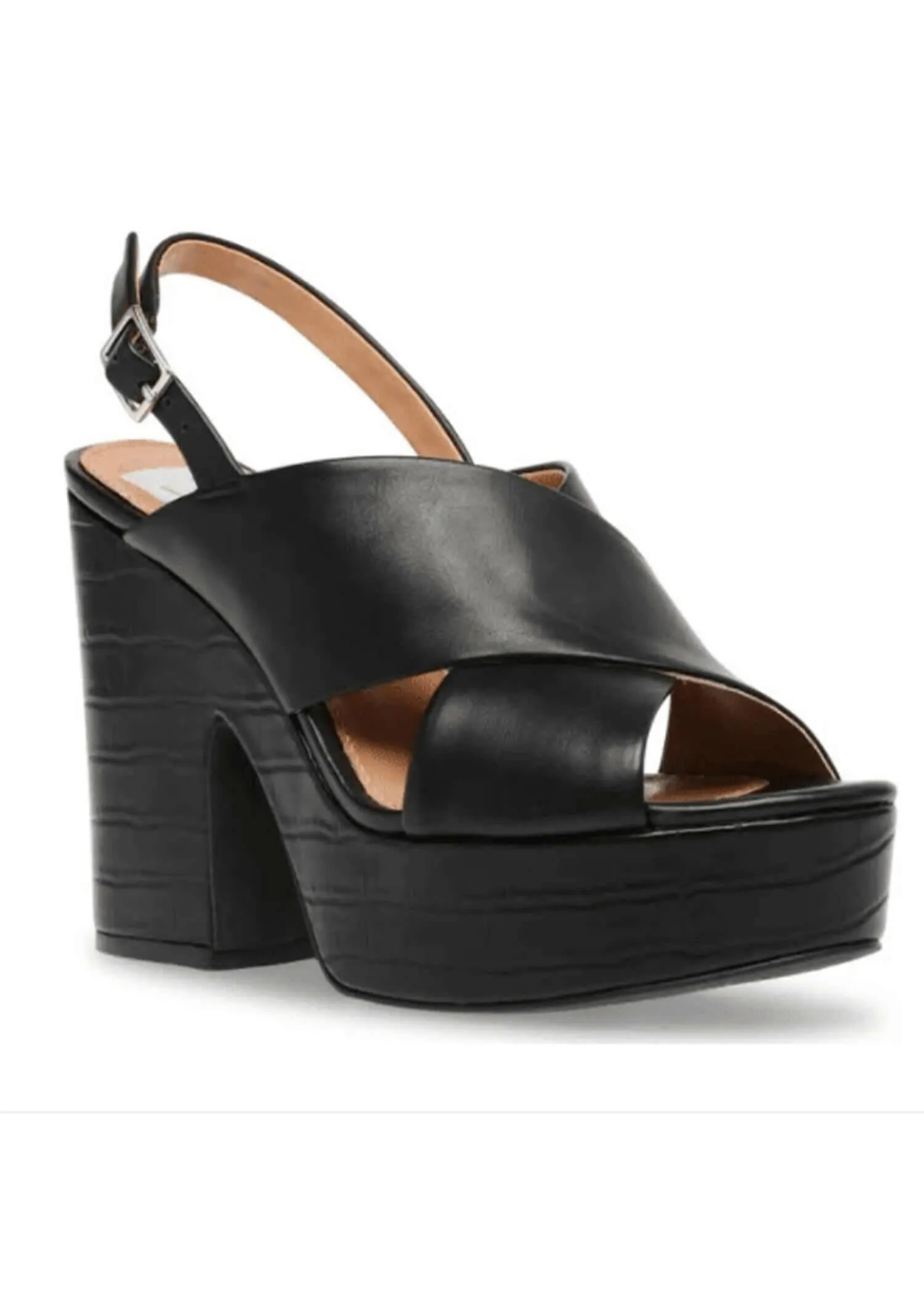 Ready For It Platform Wedge Sandals - Black