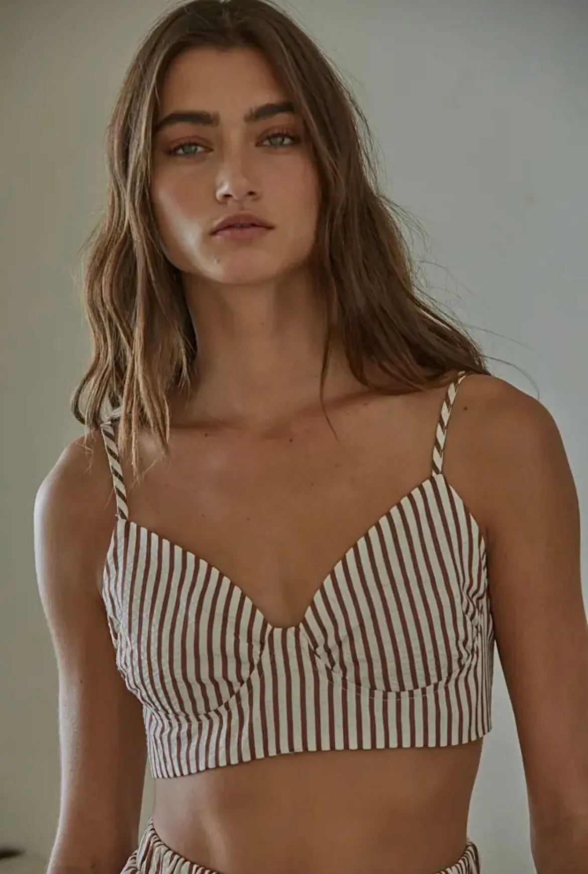 remi striped bralette