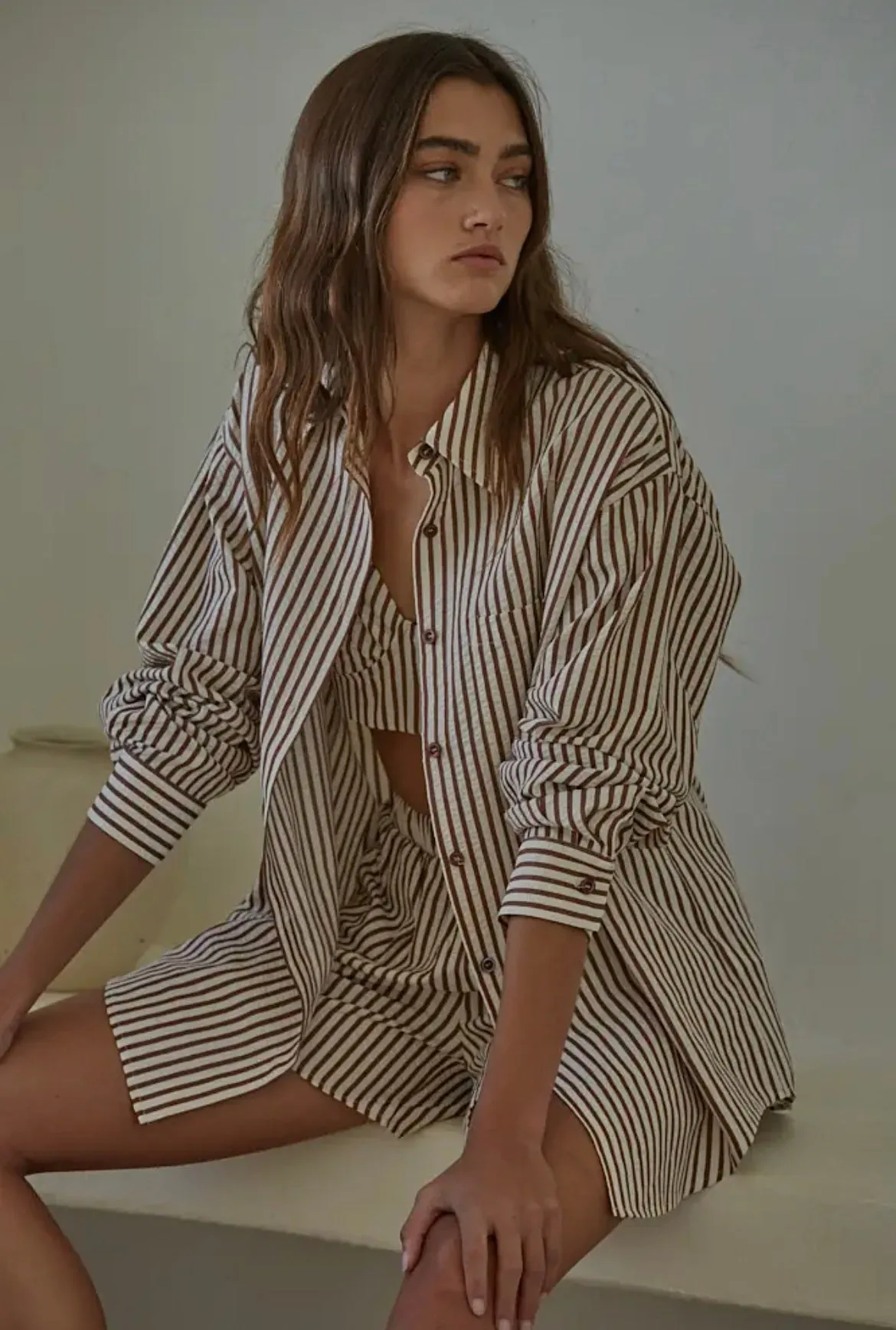 remi striped bralette
