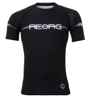 REORG Thin Grey line SS Rash Guard