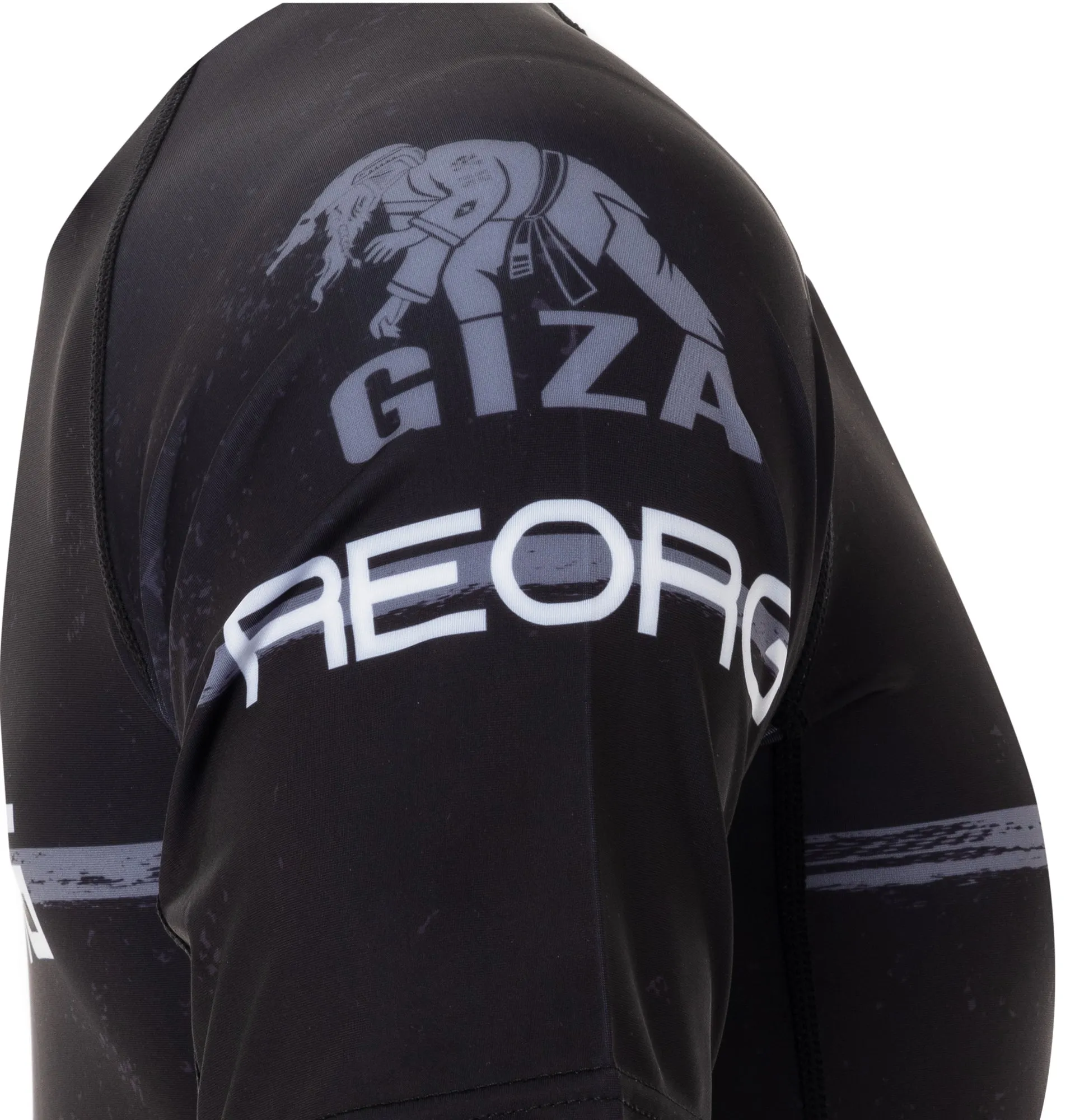 REORG Thin Grey line SS Rash Guard