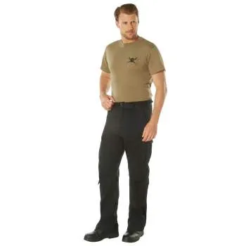 Rothco Vintage Paratrooper Cargo Fatigue Pants / Black