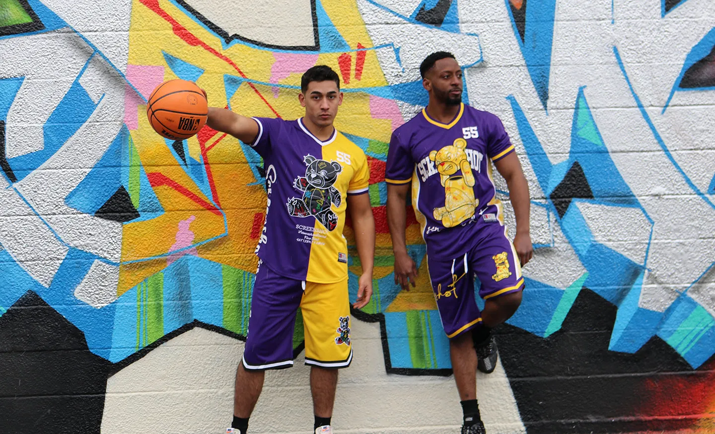 SHORT SLEEVE COLOR BLOCK MESH JERSEY - TS1113 (PURPLE)