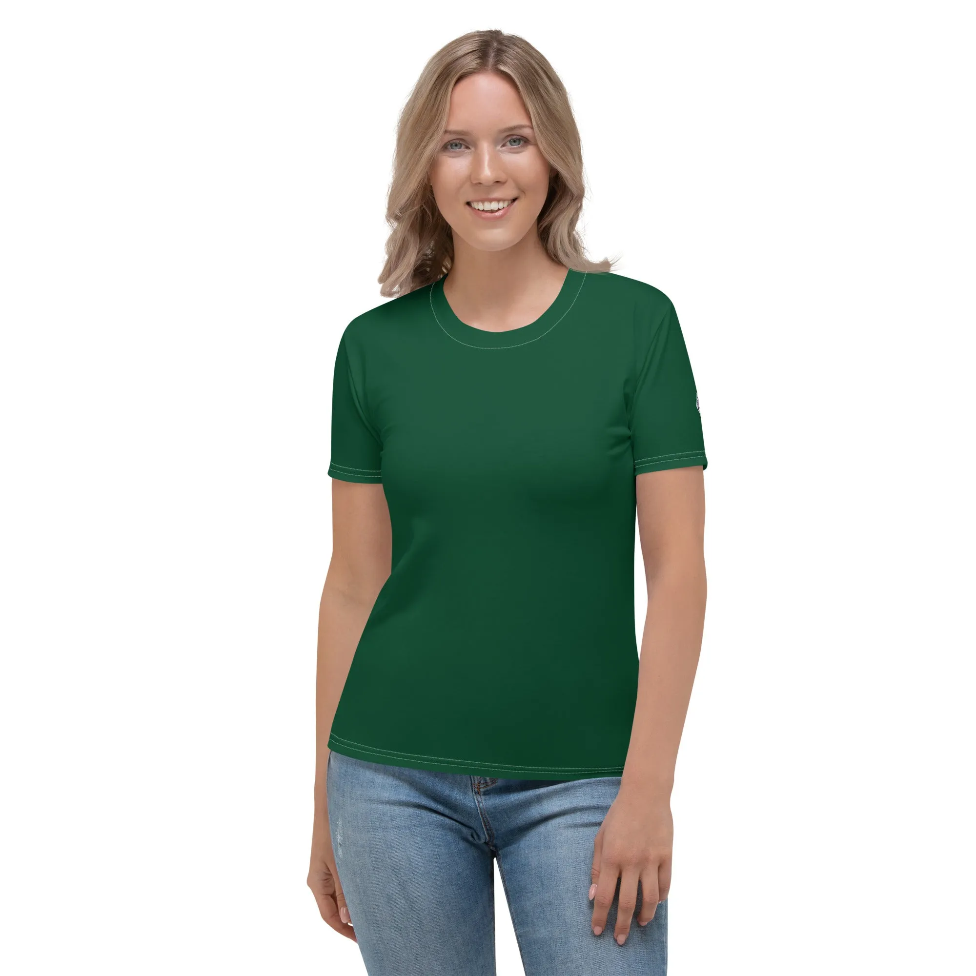 Solid Color Rash Guard for Women - Brazilian Jiu-Jitsu Essential - Sherwood Forest