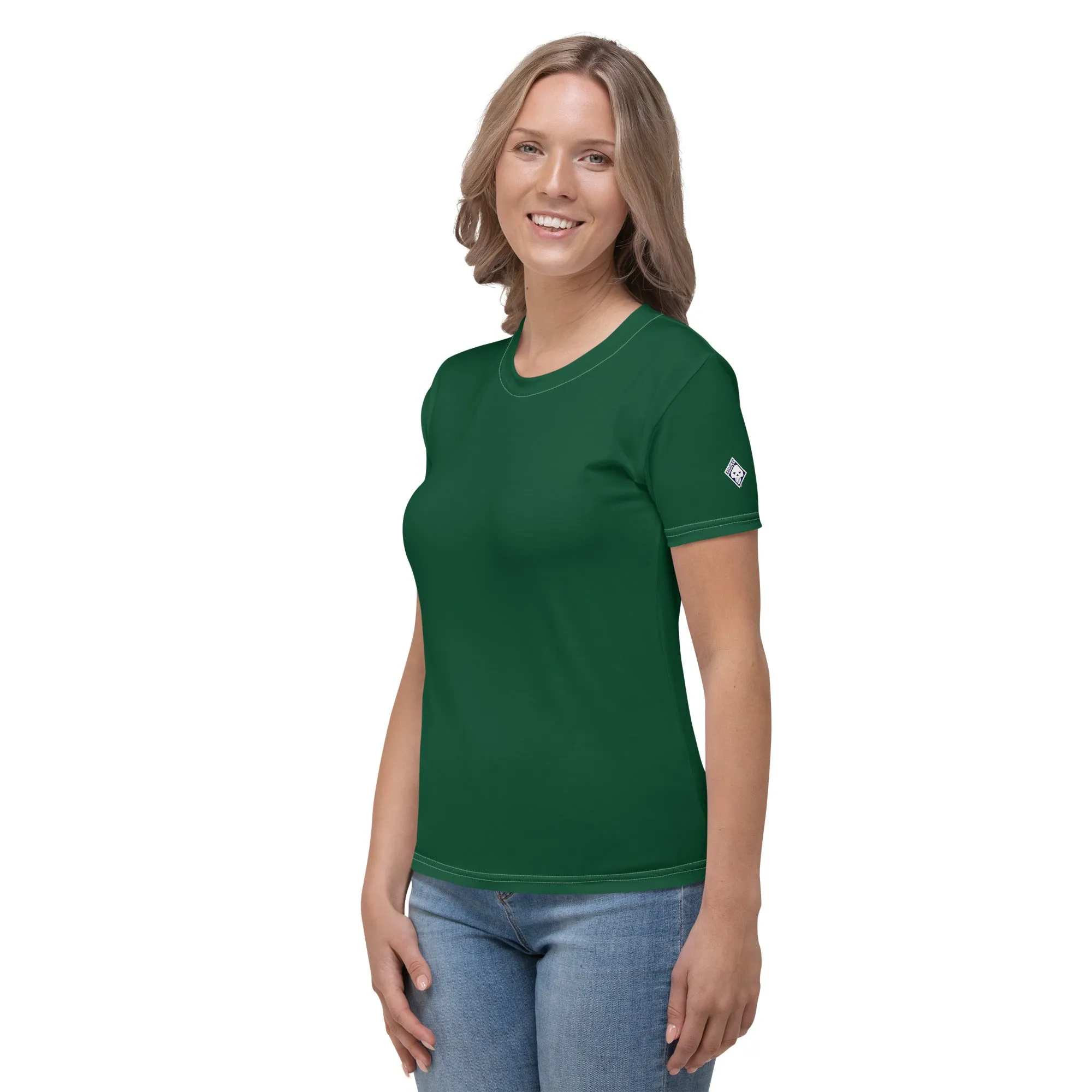 Solid Color Rash Guard for Women - Brazilian Jiu-Jitsu Essential - Sherwood Forest