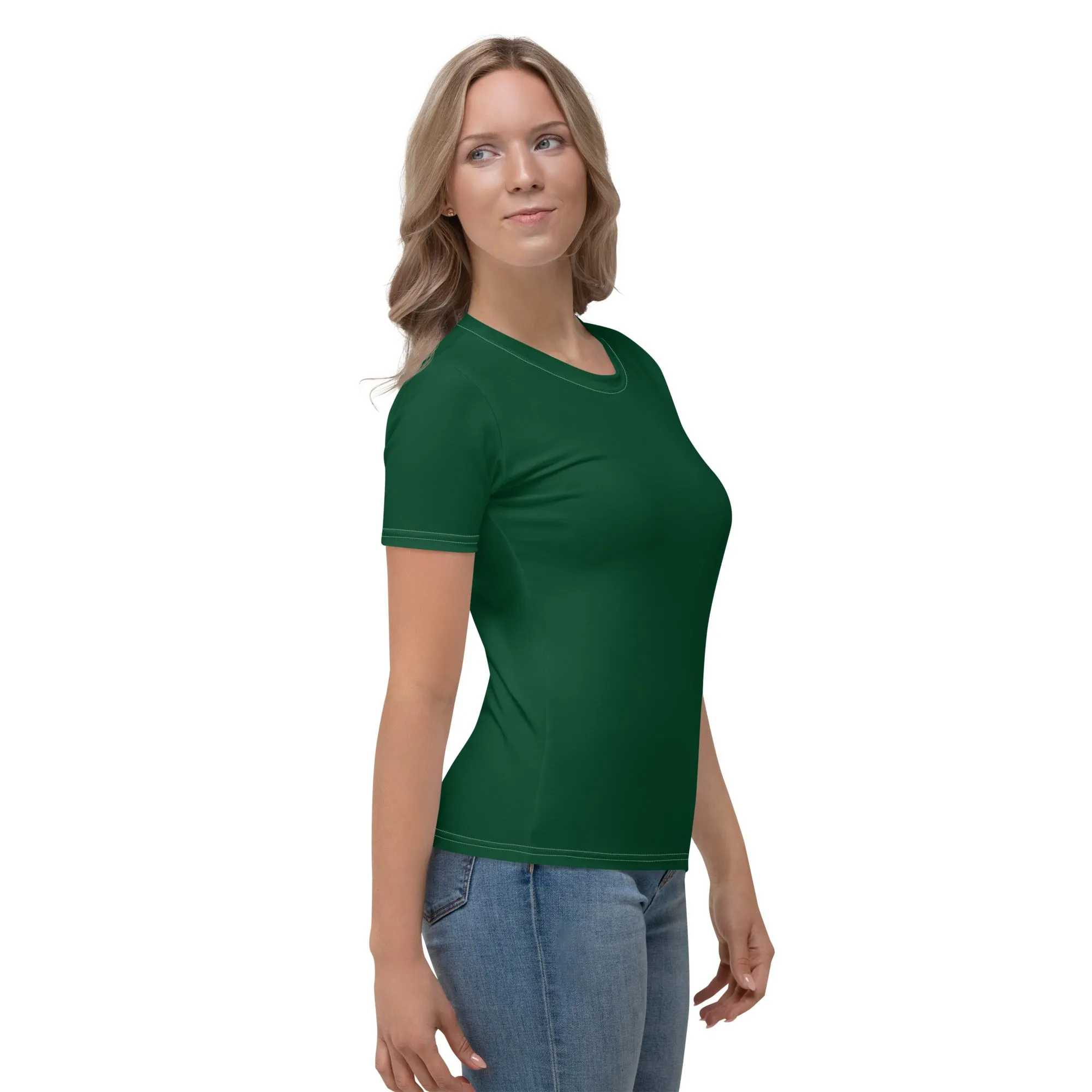 Solid Color Rash Guard for Women - Brazilian Jiu-Jitsu Essential - Sherwood Forest