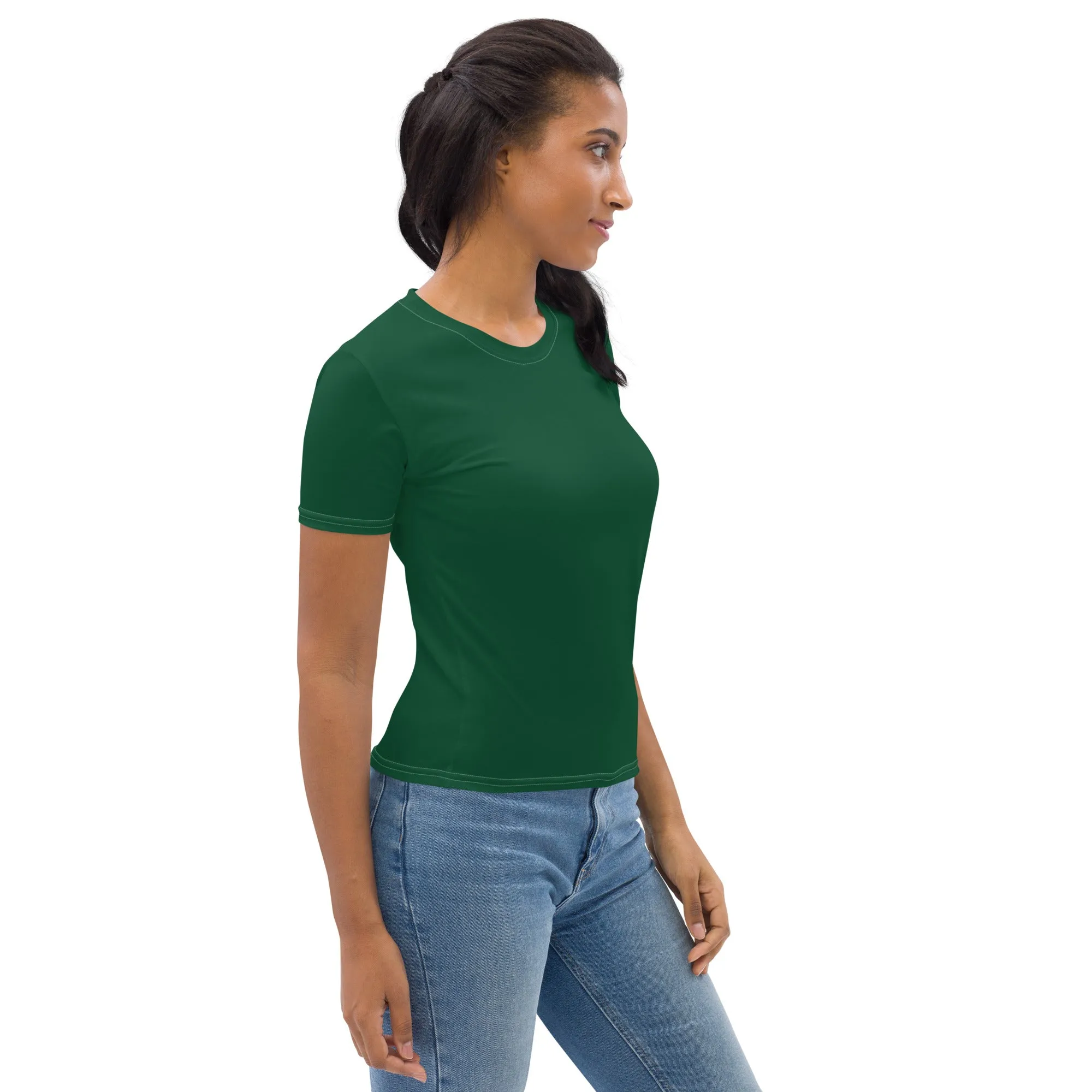 Solid Color Rash Guard for Women - Brazilian Jiu-Jitsu Essential - Sherwood Forest