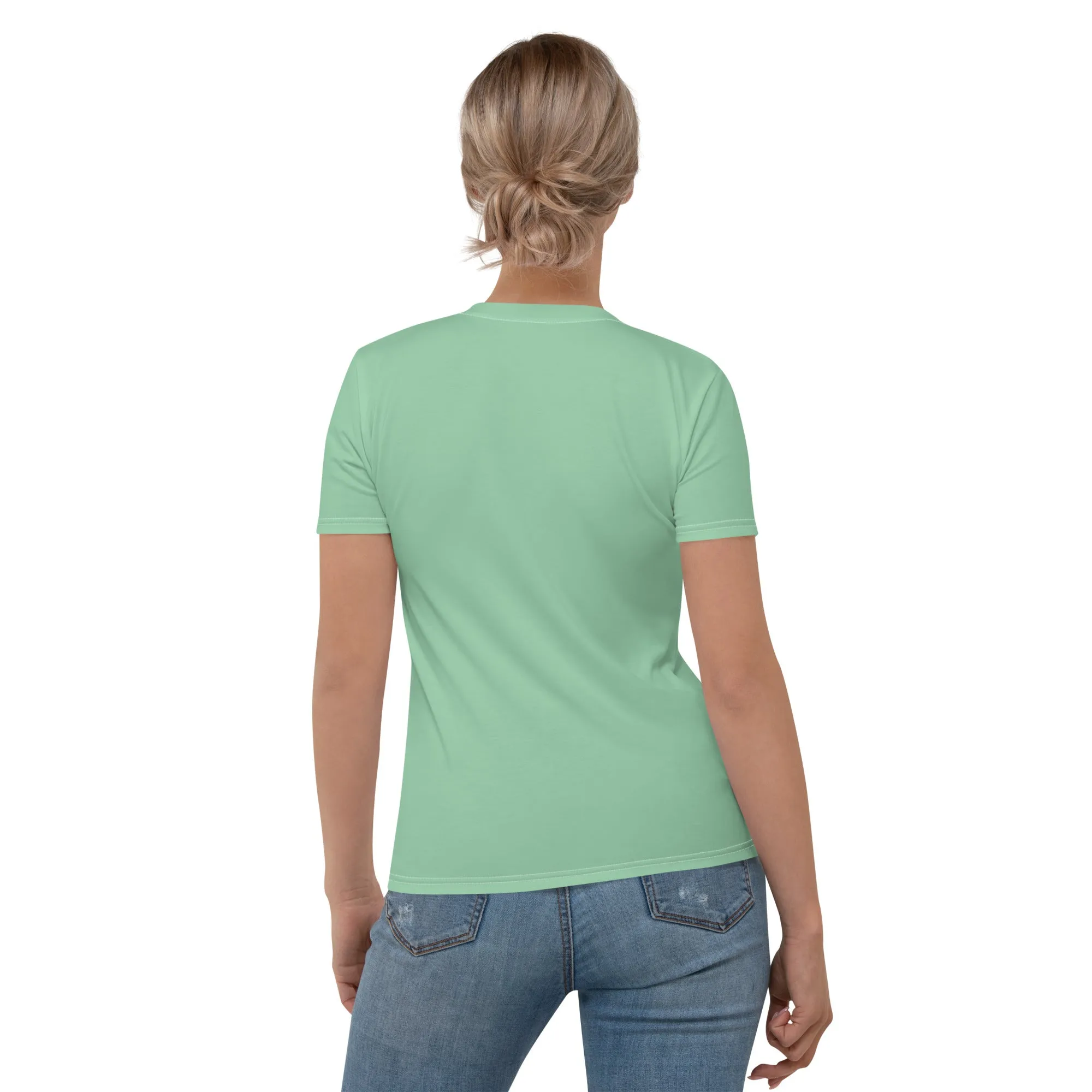 Solid Color Women’s Rash Guard for BJJ - Short Sleeve Edition - Vista Blue