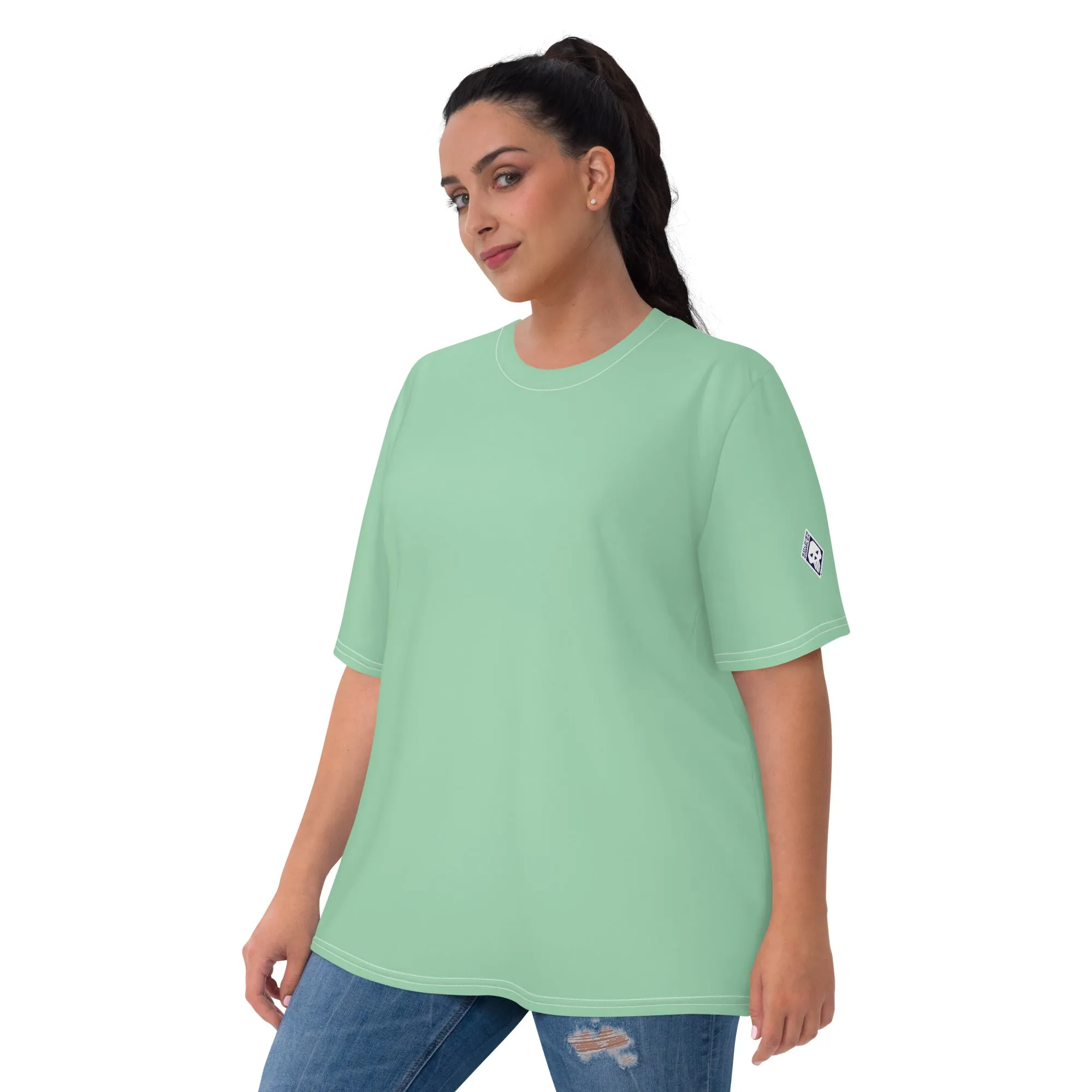 Solid Color Women’s Rash Guard for BJJ - Short Sleeve Edition - Vista Blue