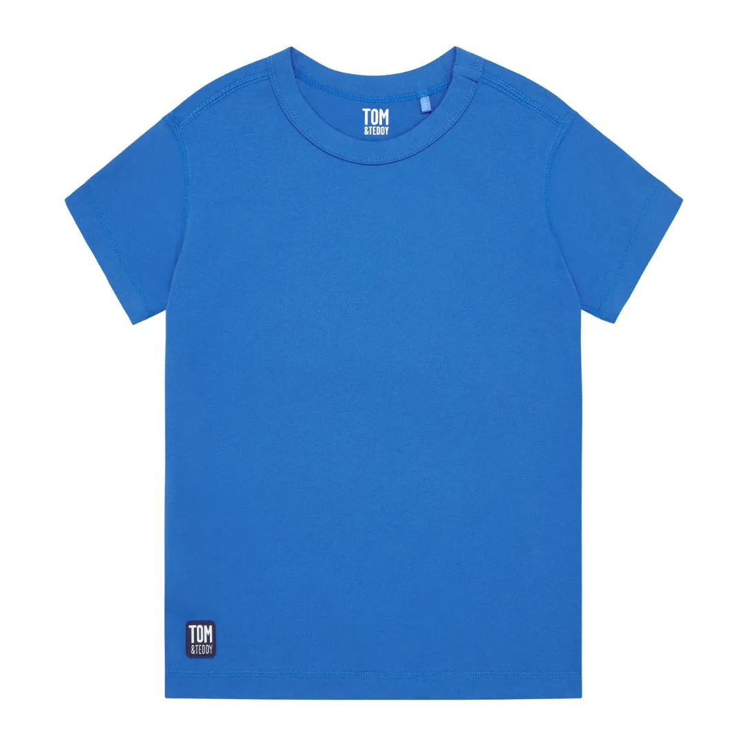 Solid Nautical Blue Short Sleeve