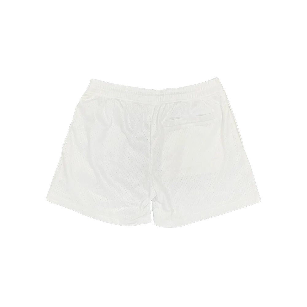Staple Mesh Shorts White