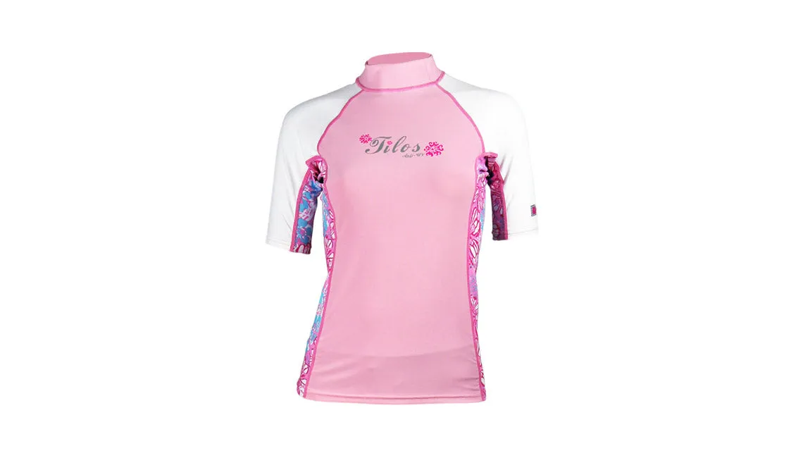Tilos Women's 6oz Anti-UV Short Sleeve Rash Guard
