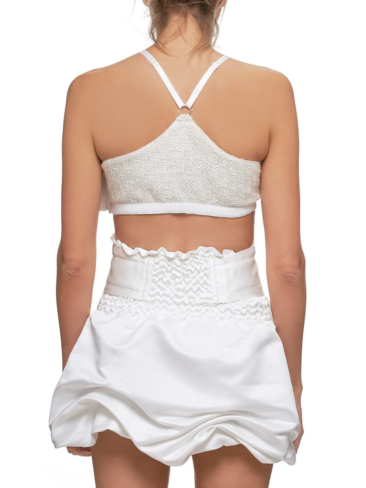 Tweed Bralette (JFAW19T02-WHITE)