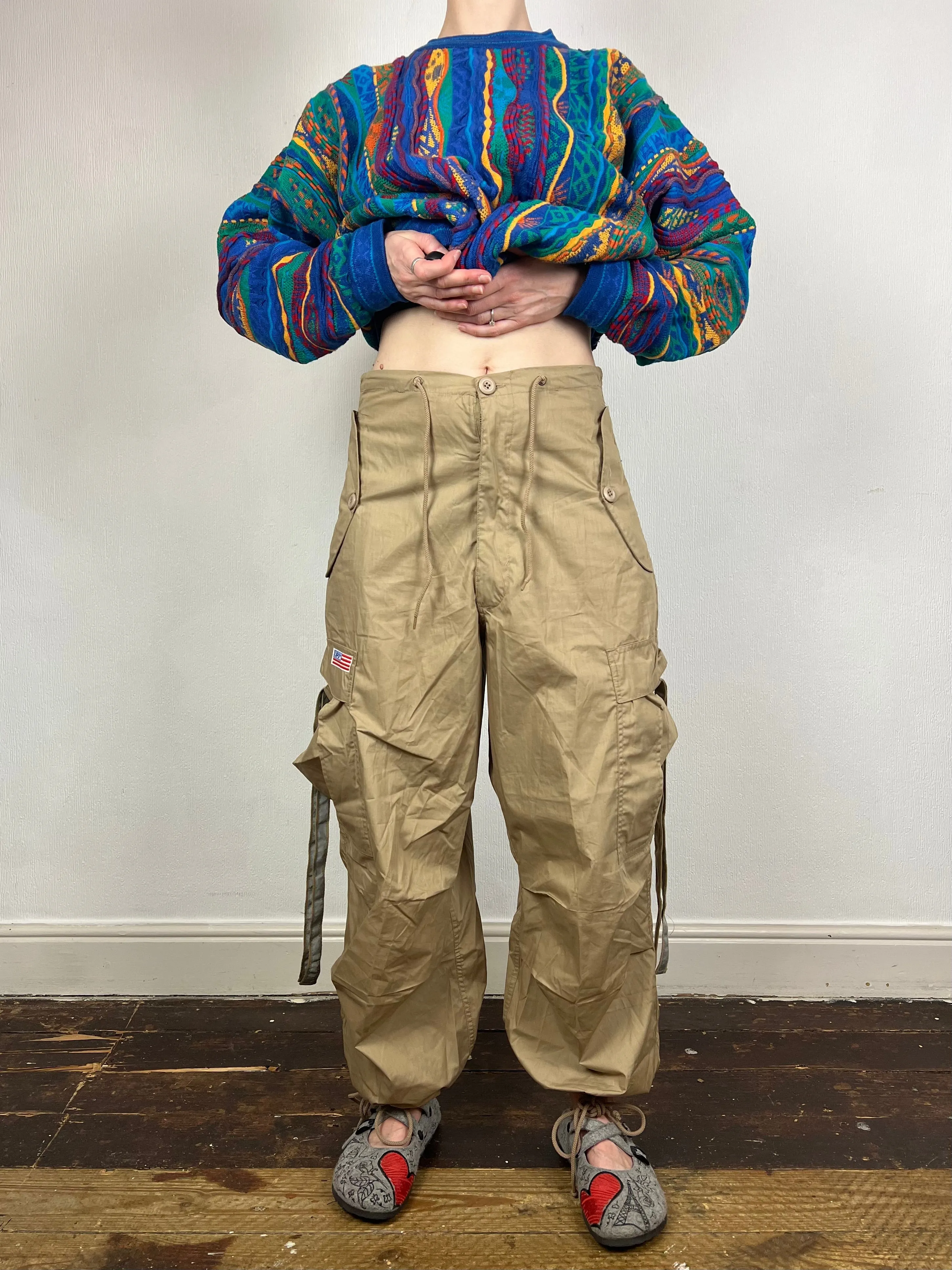 UFO vintage parachute pants
