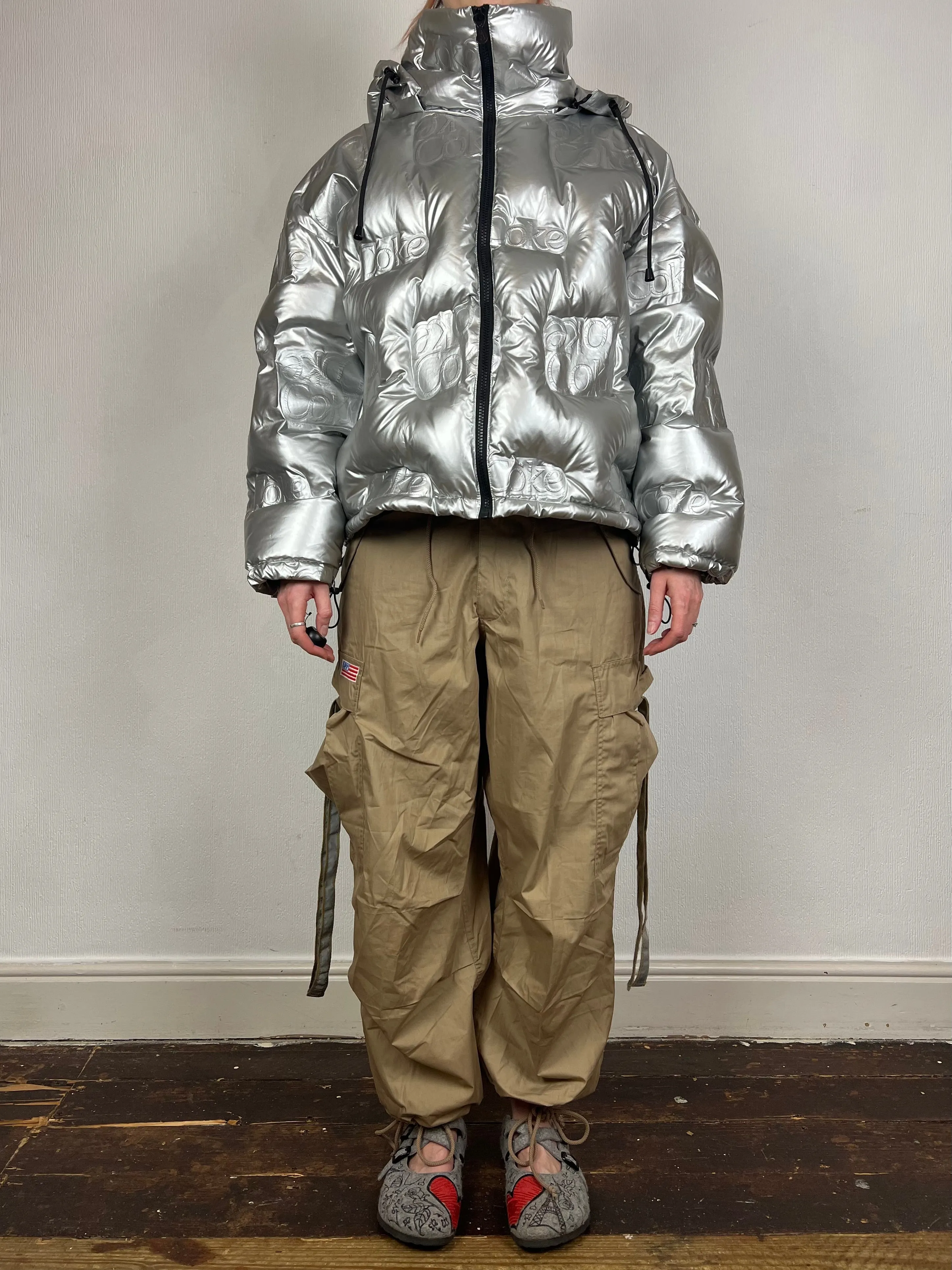 UFO vintage parachute pants