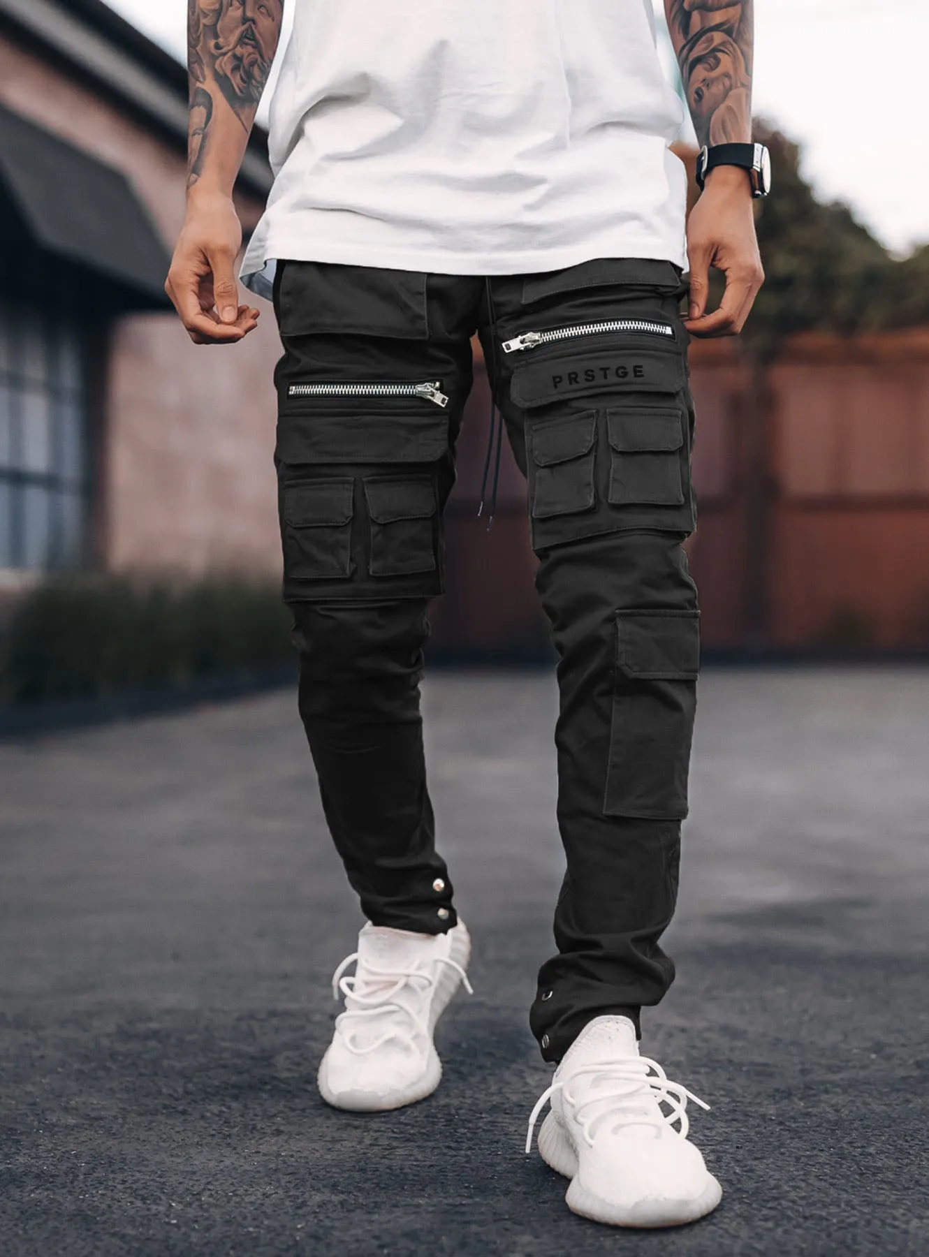 Utility Cargo Pants V3 in Black
