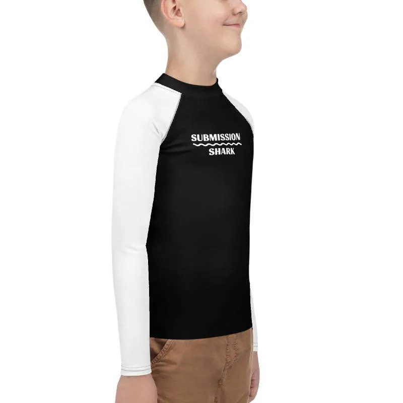 White SS Premium Standard ~ Youth Rash Guard