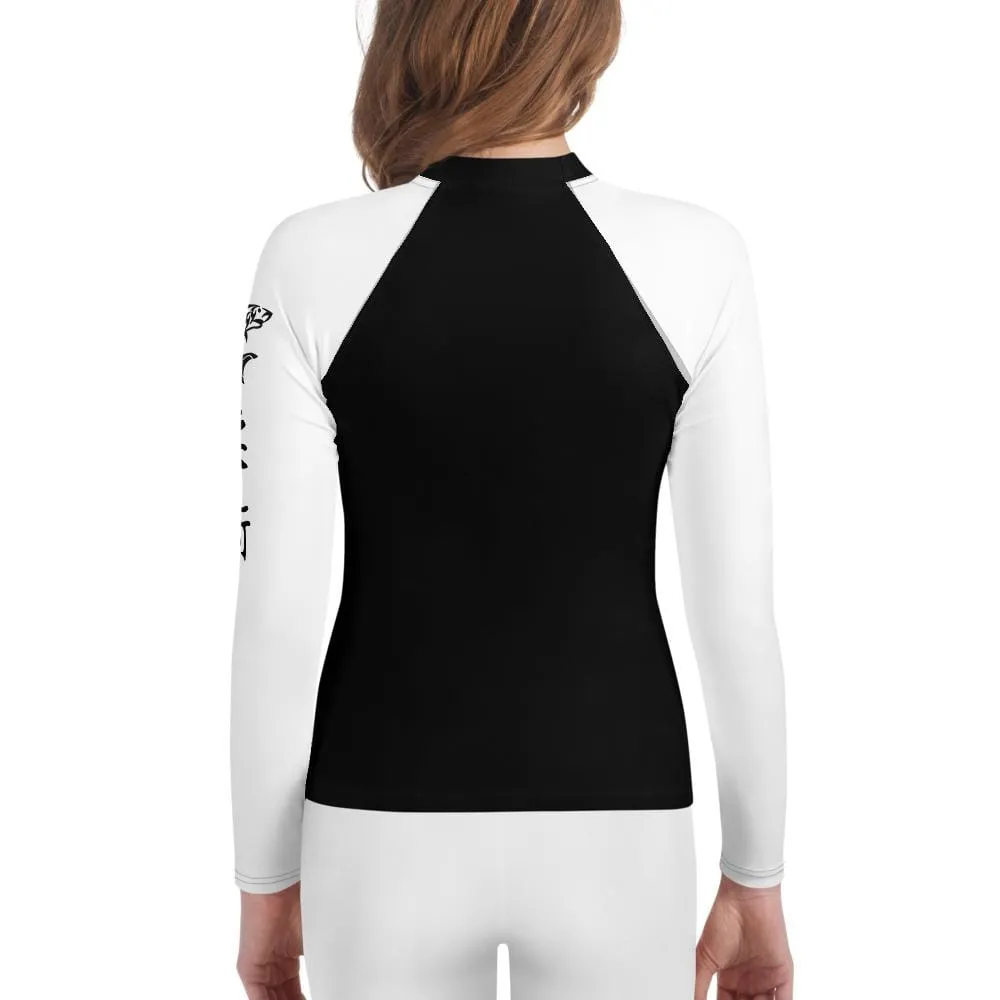 White SS Premium Standard ~ Youth Rash Guard