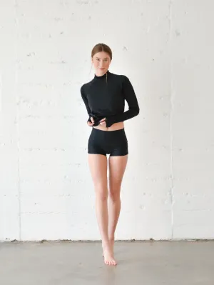 WOMEN'S SHORT SHORTS - BLACK