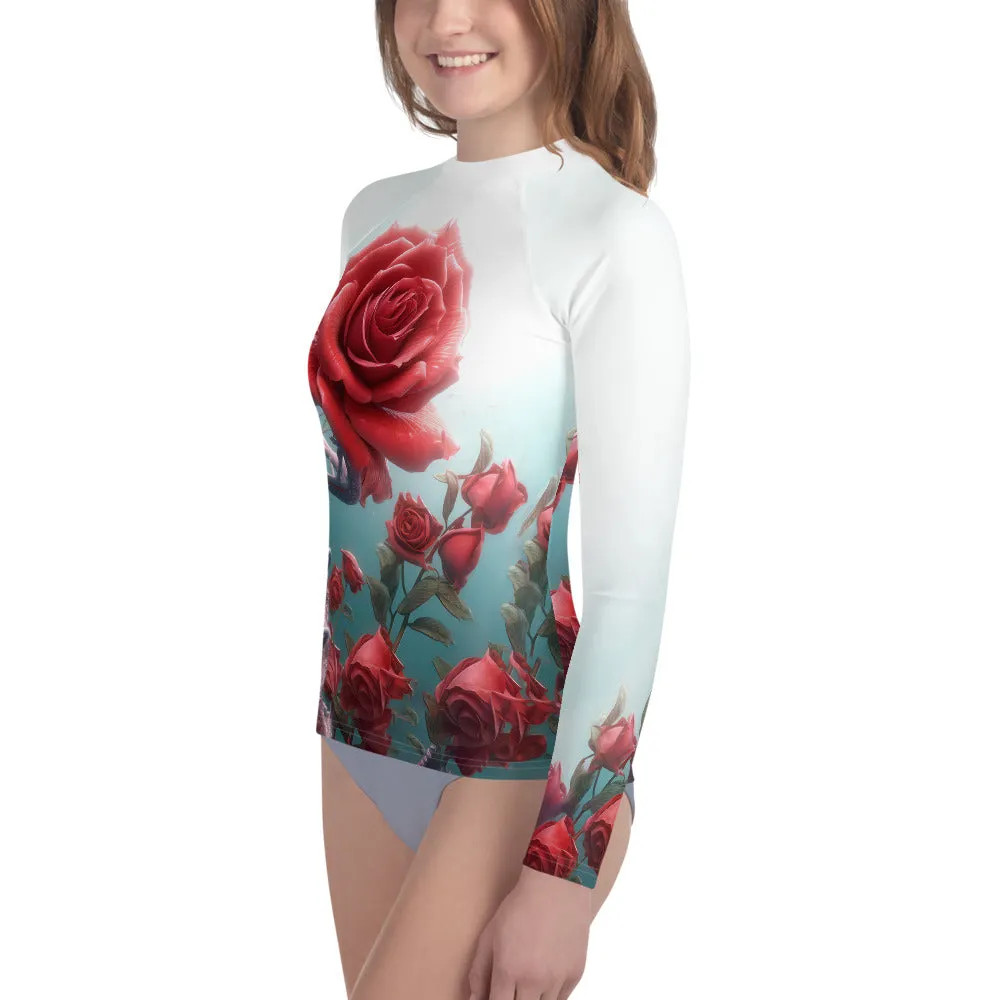 Youth Rash Guard Blooming DNA