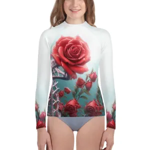 Youth Rash Guard Blooming DNA
