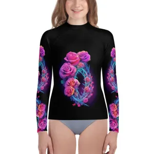 Youth Rash Guard DNA & Roses