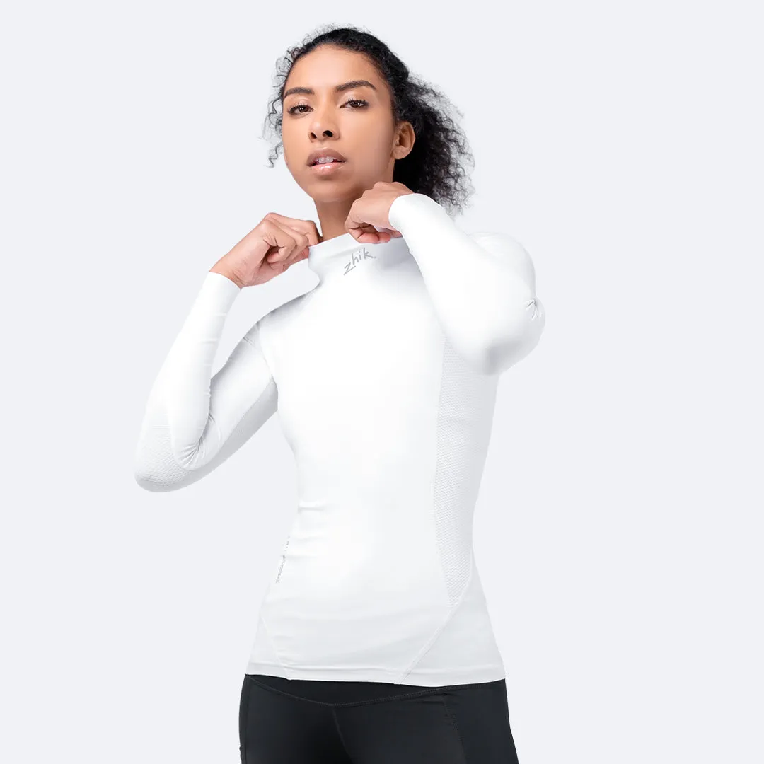 Zhik Womens Eco Spandex UPF50  Long Sleeve Rash Guard