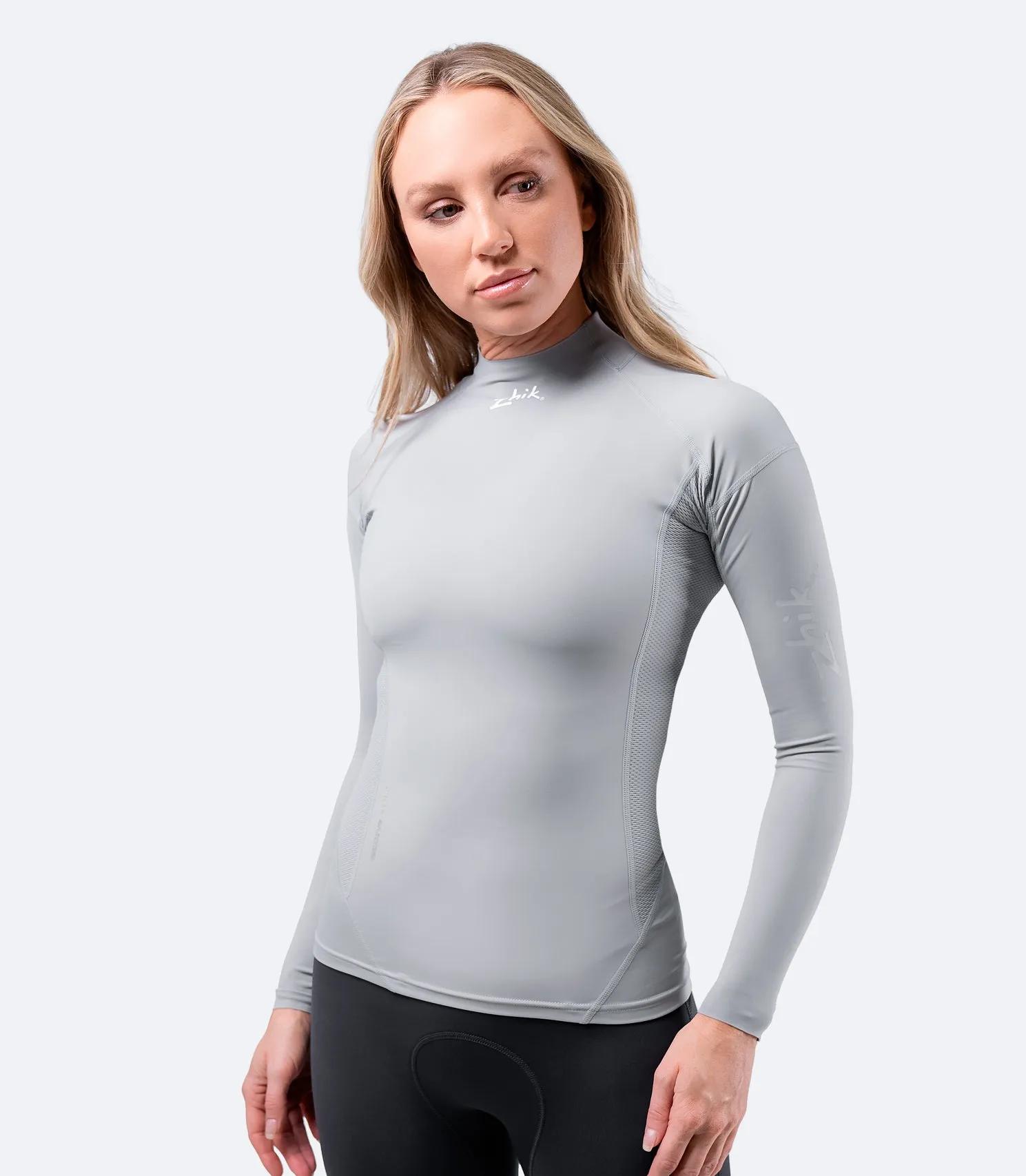 Zhik Womens Eco Spandex UPF50  Long Sleeve Rash Guard