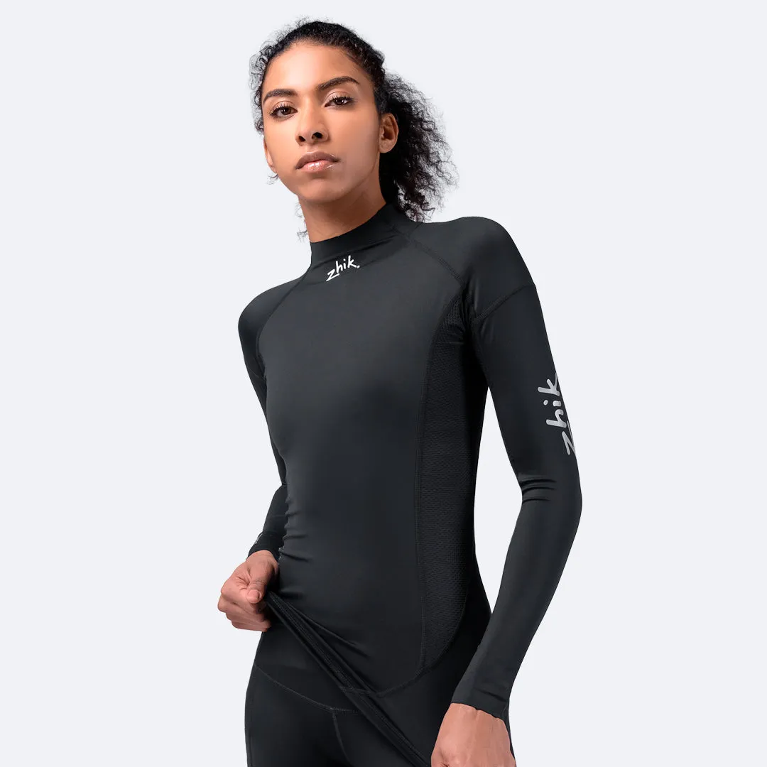 Zhik Womens Eco Spandex UPF50  Long Sleeve Rash Guard