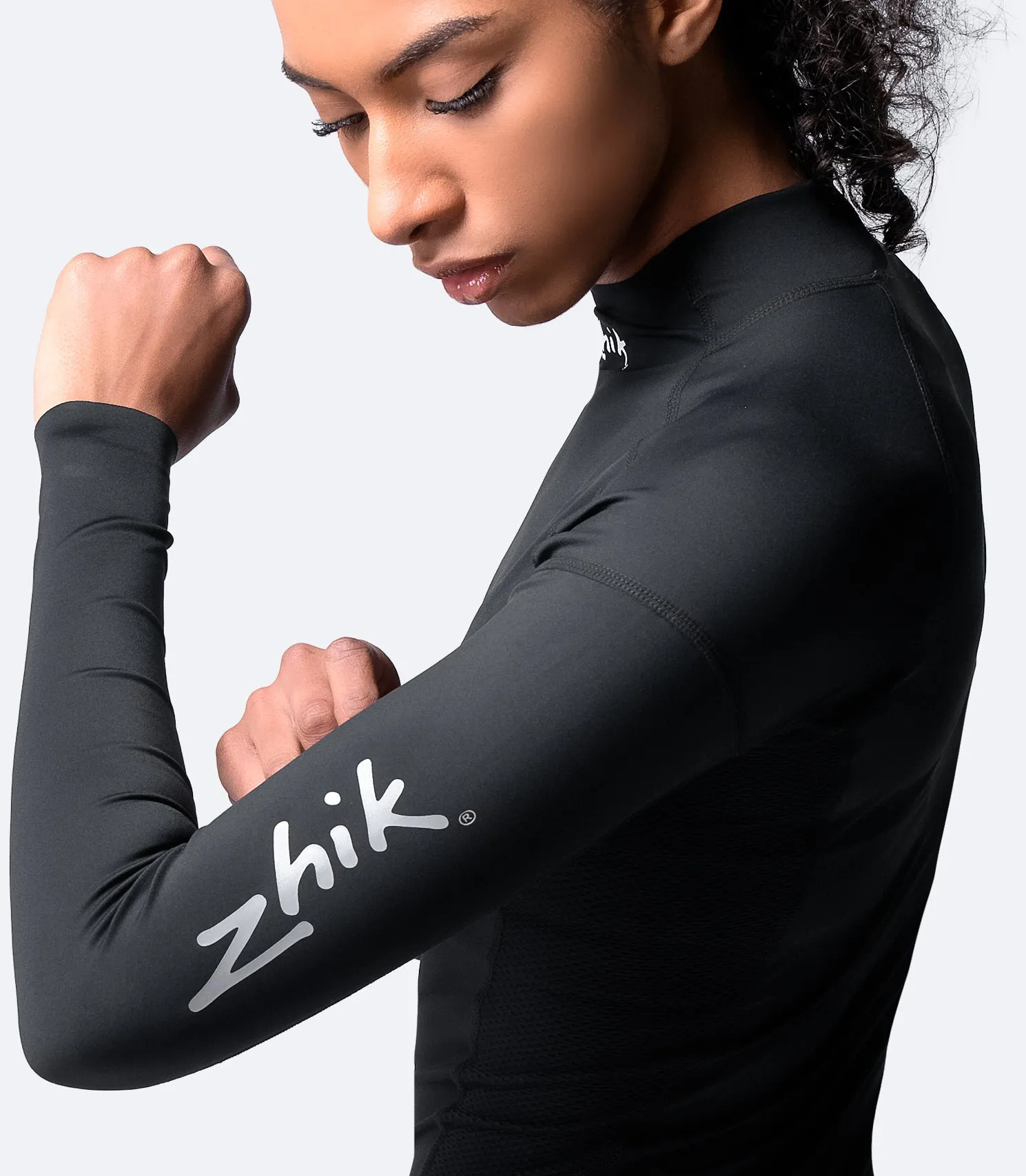 Zhik Womens Eco Spandex UPF50  Long Sleeve Rash Guard