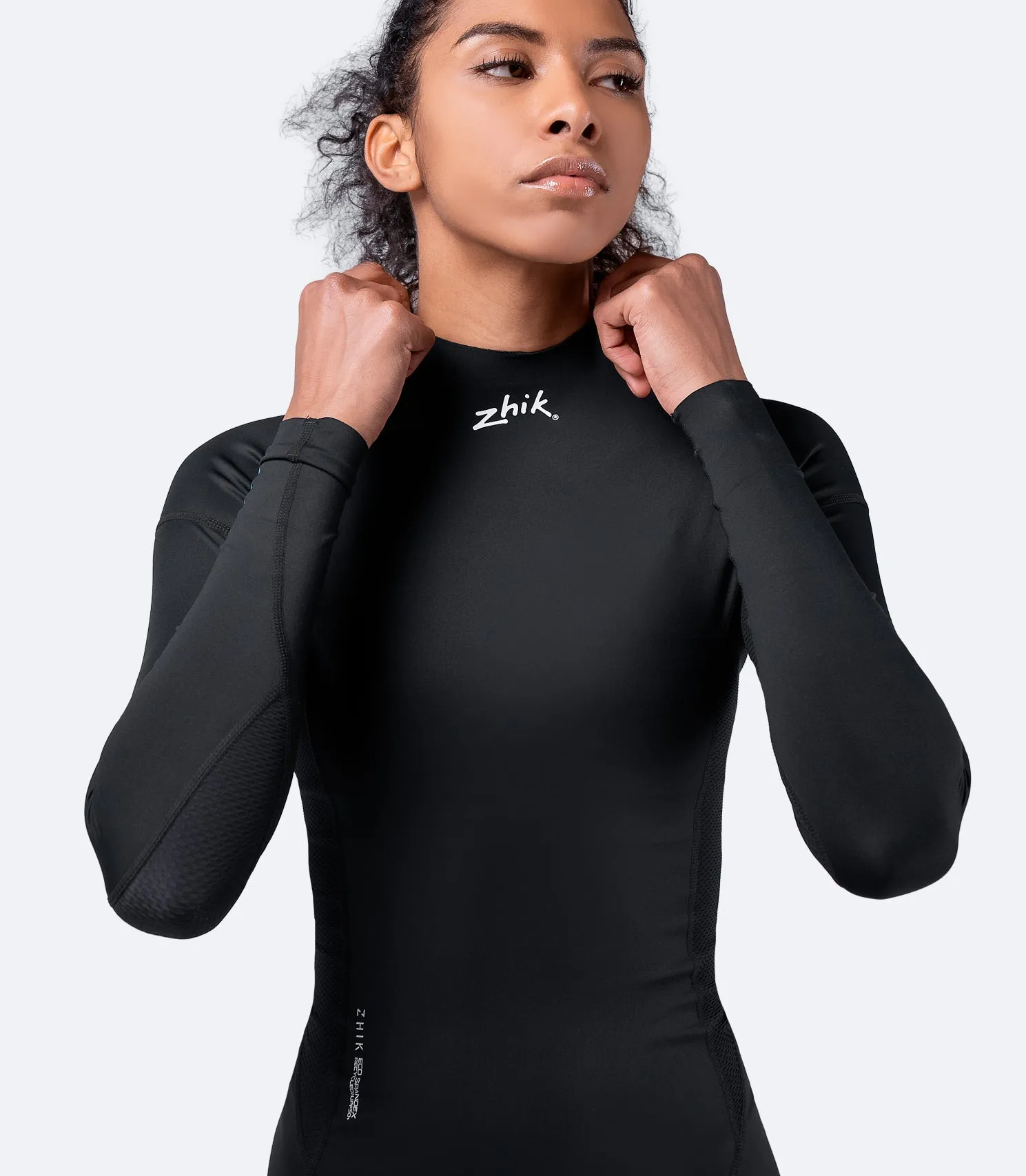 Zhik Womens Eco Spandex UPF50  Long Sleeve Rash Guard