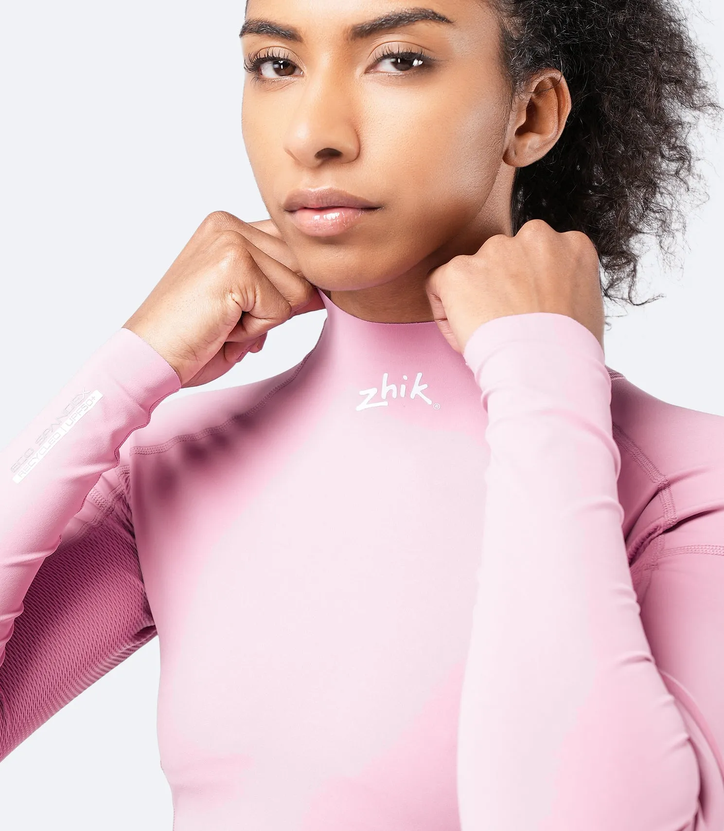 Zhik Womens Eco Spandex UPF50  Long Sleeve Rash Guard